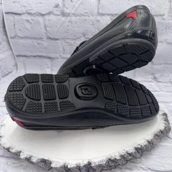 Footjoy Club Penny Loafer Men's 8 M Black Leather Casual Slip On Shoes 79047 - Picture 12 of 12